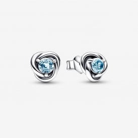 Pandora March Birthstone Eternity Stud Earrings 292334C09