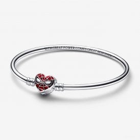 Pandora Moments Marvel Spiderman Clasp Bangle 592324C01