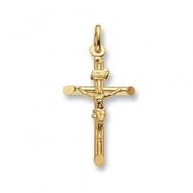 MCN Jewellery Yellow Gold Crucifix Pendant PN101