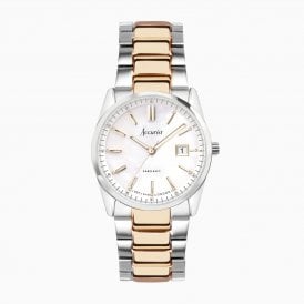 Accurist Ladies Two Toned Bracelet Watch 74004