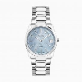 Accurist Ladies Blue Face Bracelet Watch 74002