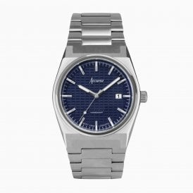 Accurist Stainless Steel Blue Dial Mens Watch 70019