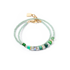 Coeur De Lion Joyful Colours Wrap Green Bracelet 4564300500