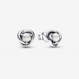 Pandora June Birthstone Eternity Circle Earrings 292335C03