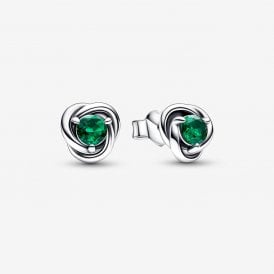 Pandora May Birthstone Eternity Circle Earrings 292334C08