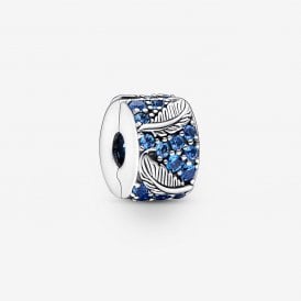 Pandora Curved Feather & Pavé Clip Charm 792552C01