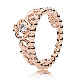 Pandora Princess Tiara Crown Ring 180880CZ
