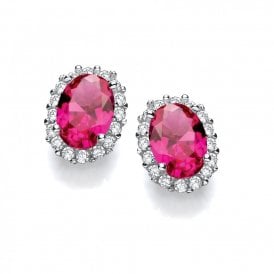 J Jaz Stella Red Earrings JZER147