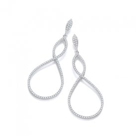 J Jaz Trixie Silver Earrings JZER096