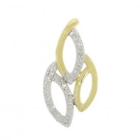 MCN Fine Jewellery Diamond Open Elipse Pendant 81727