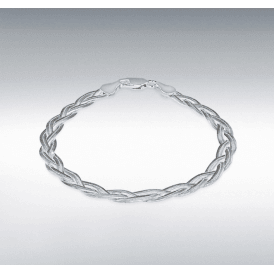 Sterling Silver Herringbone Bracelet