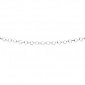 Round Sterling Silver Belcher Chain