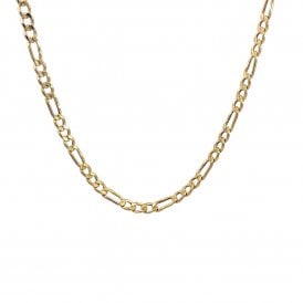 9CT Yellow Gold 20" Figaro Chain