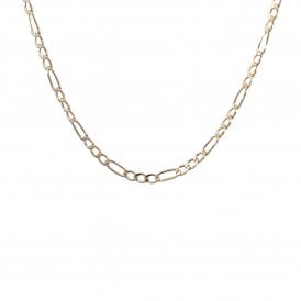 9CT Yellow Gold Figaro Chain