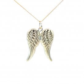 9 CT Gold Angel Wings Pendant