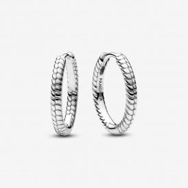Pandora Moments Small Charm Hoop Earrings 292728C00