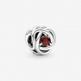 Pandora January Birthstone Eternity Circle Charm 790065C06