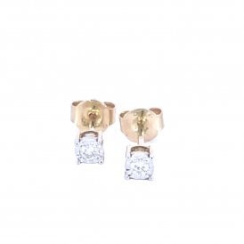 Claw Set Diamond Stud Earrings