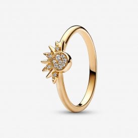 Pandora Celestial Sparkling Sun Ring 162674C01