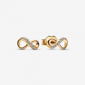 Pandora Sparkling Infinity Stud Earrings 268820C01
