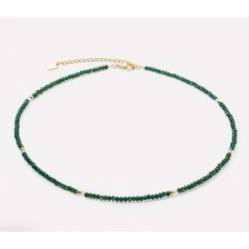 Coeur De Lion Little Twinkle Gold Green Necklace 2033100521