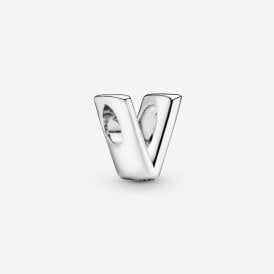 Pandora Letter V Alphabet Charm 797476