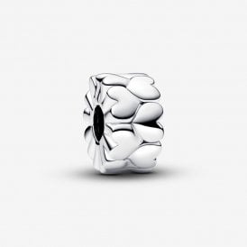 Pandora Heart Pattern Clip Charm 792828C00