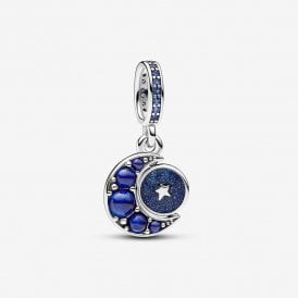 Sparkling Moon Spinning Dangle Charm 792979C01