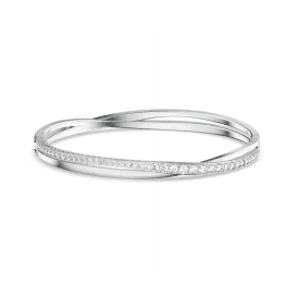 Swarovski Hyperbola Rhodium Plated Bangle 5565210