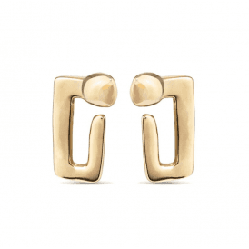 UNOde50 Gold Plated Unusual Earrings PEN0900ORO0000U