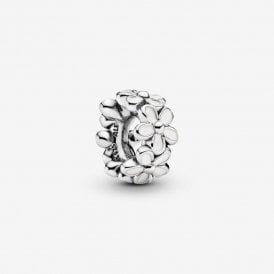 Pandora White Daisy Flower Spacer Charm 791495EN12