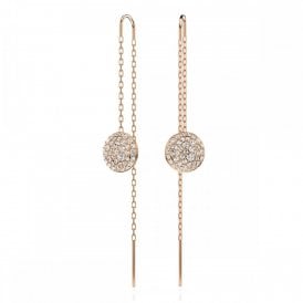 Swarovski Sublima Rose Gold-Tone Plated Drop Earrings 5689427