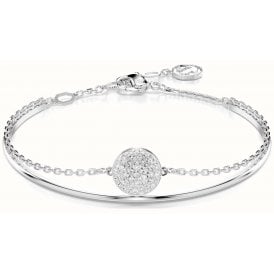 Swarovski Sublima Rhodium Plated Bangle 5683447