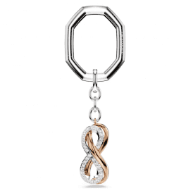 Swarovski Infinity Mixed Metal Key Ring 5687996