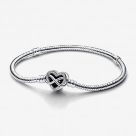 Pandora Moments Infinity Heart Clasp Bracelet 562645C01