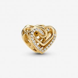 Pandora Sparkling Entwined Hearts Charm 769270C01