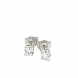 White Gold 0.50CT Lab Grown Diamond Earrings