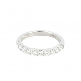 White Gold 0.70CT Lab Grown Diamond Eternity Ring