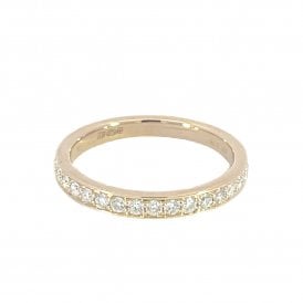 Yellow Gold 0.36CT Lab Grown Diamond Eternity Ring