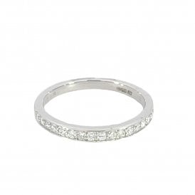 White Gold 0.28CT Lab Grown Diamond Eternity Ring
