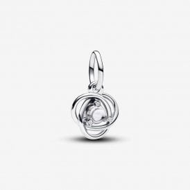 Pandora April Eternity Circle Dangle Charm 793125C04