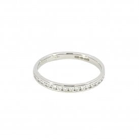 Platinum 0.25CT Eternity Diamond Ring