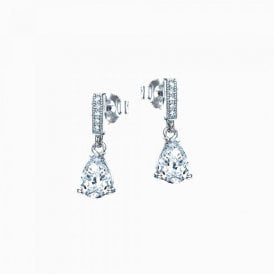 Real Effect Cubic Zirconia Drop Earrings