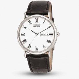Citizen Stiletto Black Leather Strap Watch BM8240-11A