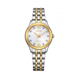 Citizen Eco Drive Two Tone Watch EM1014-50A