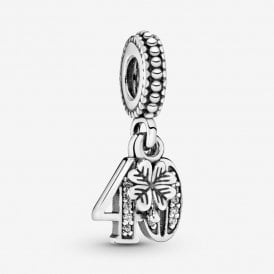 Pandora 40th Celebration Dangle Charm 791288CZ