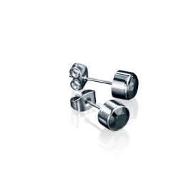 Fred Bennett Bezel Set Cubic Zirconia Stud Earrings E3795