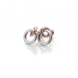 Hot Diamonds Eternal Earrings - Rose Gold Plate DE309