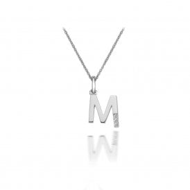 Hot Diamonds Letter M Pendant DP413
