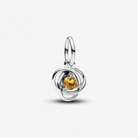 Pandora November Eternity Circle Dangle Charm 793125C11